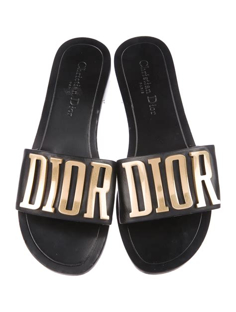 christian dior women slides|christian dior flat slides.